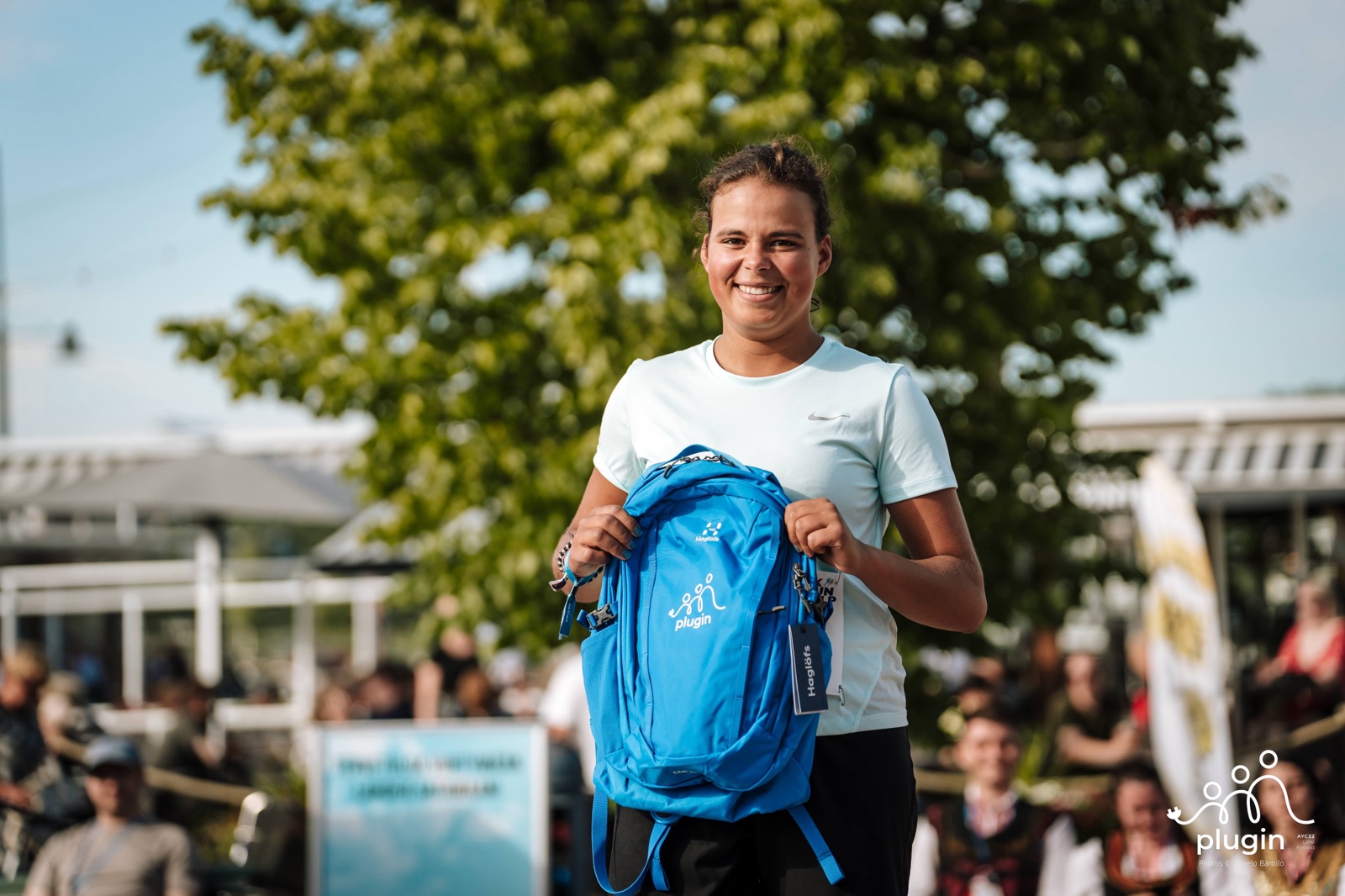 Danila with the blue backpack
