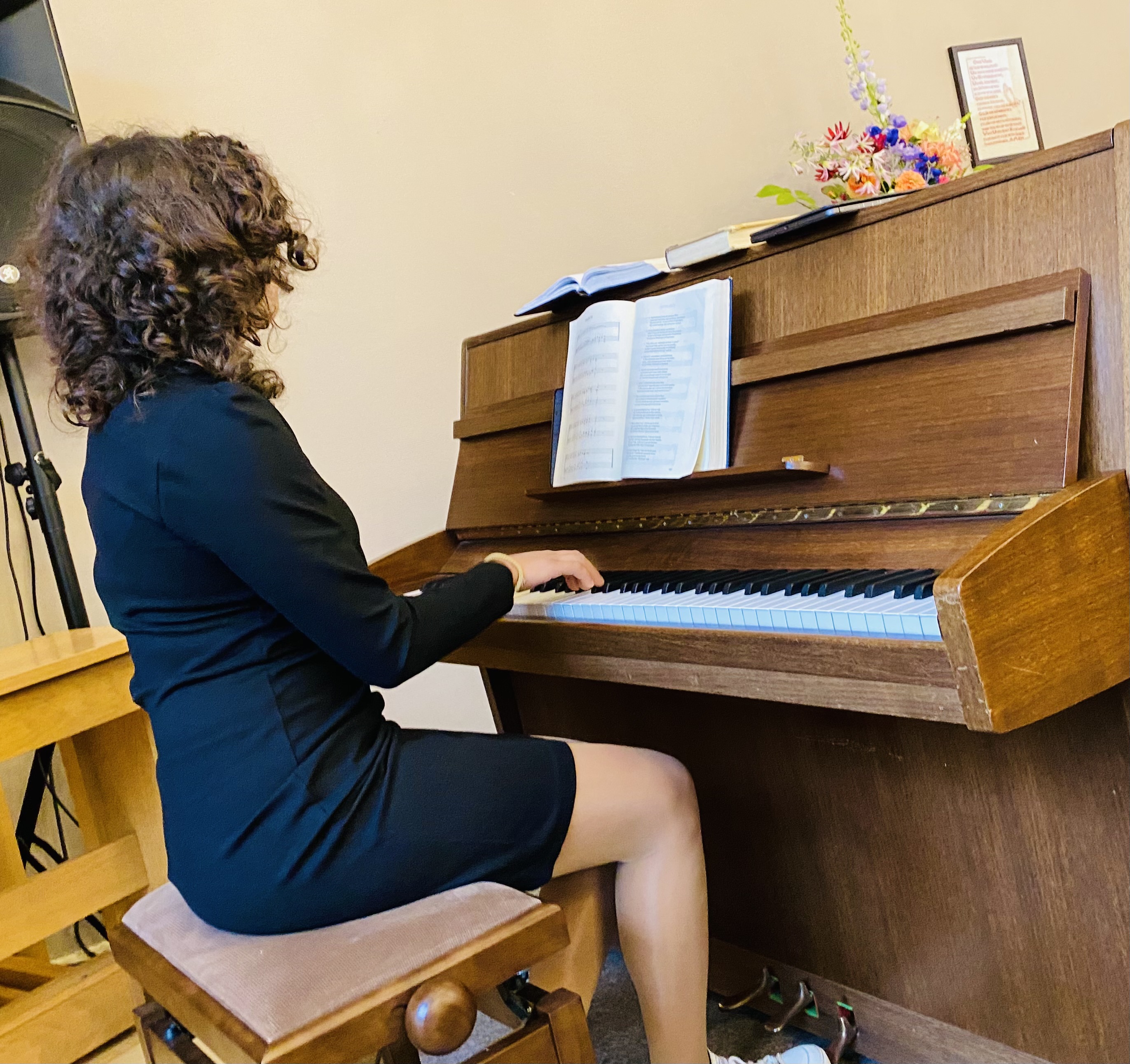 Danila at the piano